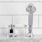Kingston Brass KSK4301PLTR Transfer Valve Set For Roman Tub Filler, Polished Chrome KSK4301PLTR - alternate 2